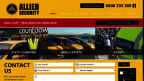 What Alliedsecurity.co.nz website looked like in 2020 (3 years ago)