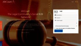 What Altcourt.org website looked like in 2020 (3 years ago)