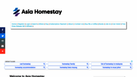 What Asiahomestay.com website looked like in 2020 (3 years ago)
