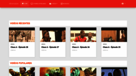 What Afromotion.tv website looked like in 2020 (3 years ago)
