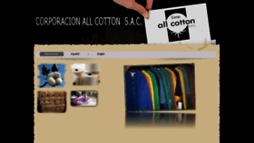 What Allcotton.com.pe website looked like in 2020 (3 years ago)