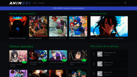 What Animeki.net website looked like in 2020 (3 years ago)