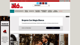 What Alo.co website looked like in 2020 (5 years ago)