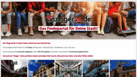 What Anzeiger24.de website looked like in 2020 (5 years ago)