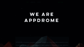 What Appdrome.co.uk website looked like in 2020 (4 years ago)