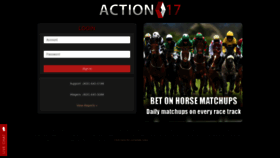 What Action17.ag website looked like in 2020 (4 years ago)
