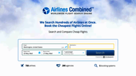 What Airlinescombined.com website looked like in 2020 (3 years ago)