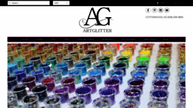 What Artglitter.com website looked like in 2020 (4 years ago)
