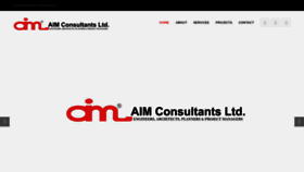 What Aim-consultants.com website looked like in 2020 (3 years ago)