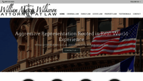 What Attorneymarcuswilkerson.com website looked like in 2020 (3 years ago)