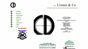What Armes-cornet.com website looked like in 2020 (3 years ago)