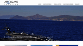 What Afroudakisyachting.com website looked like in 2020 (3 years ago)