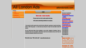 What Alllondonads.com website looked like in 2020 (4 years ago)
