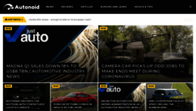 What Autonoid.com website looked like in 2020 (3 years ago)