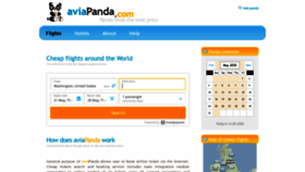 What Aviapanda.com website looked like in 2020 (3 years ago)
