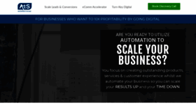 What Automatetoscale.com website looked like in 2020 (4 years ago)