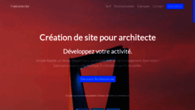 What Architectes.me website looked like in 2020 (4 years ago)