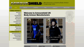 What Armourshield.com website looked like in 2020 (3 years ago)