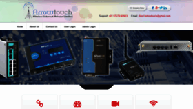 What Arrowtouch.in website looked like in 2020 (4 years ago)