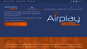 What Airplayaccess.com website looked like in 2020 (3 years ago)
