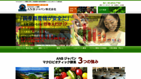 What Anbjapan.com website looked like in 2020 (3 years ago)