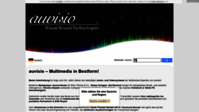 What Auvisio.de website looked like in 2020 (4 years ago)