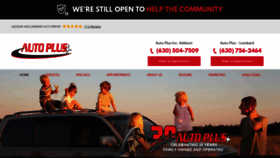 What Autoplusinc.com website looked like in 2020 (3 years ago)