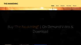 What Awakening.com website looked like in 2020 (3 years ago)
