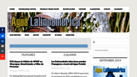What Agualatinoamerica.com website looked like in 2020 (3 years ago)