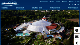 What Aqualand.de website looked like in 2020 (4 years ago)