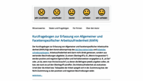 What Arbeitszufriedenheit.net website looked like in 2020 (4 years ago)