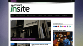 What Agedcareinsite.com.au website looked like in 2020 (3 years ago)