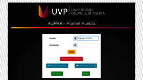 What Aspaa.uvp.mx website looked like in 2020 (3 years ago)
