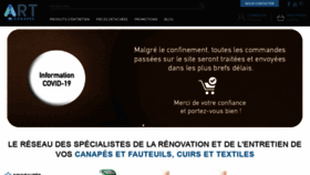 What Art-cuir.fr website looked like in 2020 (3 years ago)