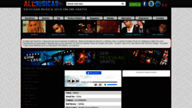 What Allmusicas.com website looked like in 2020 (3 years ago)