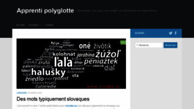 What Apprenti-polyglotte.net website looked like in 2020 (4 years ago)