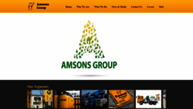What Amsonsgroup.net website looked like in 2020 (4 years ago)
