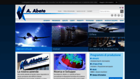 What Abete.net website looked like in 2020 (3 years ago)