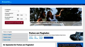 What Airparks.de website looked like in 2020 (3 years ago)