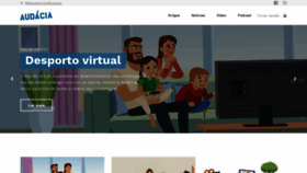 What Audacia.org website looked like in 2020 (5 years ago)