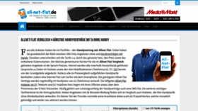 What All-net-flat.de website looked like in 2020 (3 years ago)