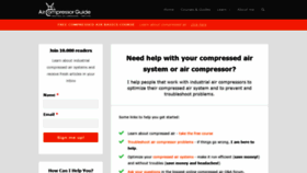 What Air-compressor-guide.com website looked like in 2020 (3 years ago)