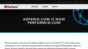 What Adperio.com website looked like in 2020 (3 years ago)