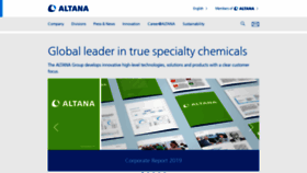 What Altana.com website looked like in 2020 (3 years ago)