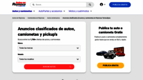 What Autosenreynosa.com website looked like in 2020 (3 years ago)