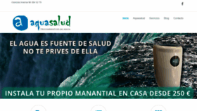 What Aquasalud.com website looked like in 2020 (3 years ago)