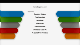 What Adnd3egame.com website looked like in 2020 (5 years ago)