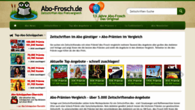 What Abo-frosch.de website looked like in 2020 (3 years ago)