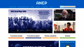 What Anep.edu.uy website looked like in 2020 (3 years ago)