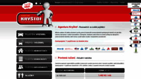 What Agenturakrystof.cz website looked like in 2020 (3 years ago)